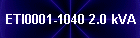 ETI0001-1040 2.0 kVA